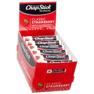 Chapstick classic fresa 015oz  paquete de 24  protector de la piel hidratante
