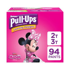 Pull-Ups pañales de entrenamiento para niñas, 2T-3T, 74 unidades., Diseños Learning, Multicolor, 1, 1