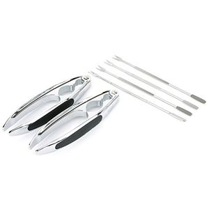 Seafood Cracker BlizeTec Langosta cangrejo y tuerca Cracker Tool Set con Mini Forks 6 piezas