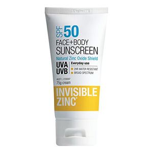 Zinc invisible  face cuerpo sunscreenspf 50 uva  uvb 150g529oz