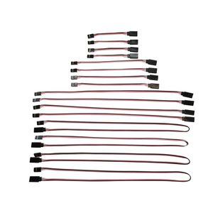 3" 6" 12" 24" estilo Futaba Servo Extension Variety Pack – 4 Cada Uno – Apex RC Productos # 1027