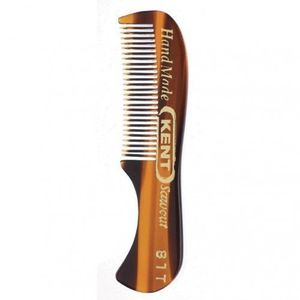 Kent - Peine de bigote y barba con dientes finos de 73 mm Modelo n.º 81T, grande (paquete de 2)