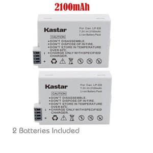 Batería Kastar Lpe8 (paquete De 2) Para Canon Lp-e8, Lc-e...