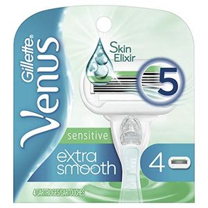 Gillette venus abrazo sensible de máquina de afeitar para mujer 4 unidades