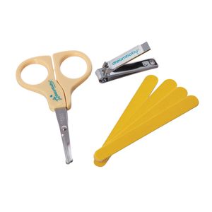 Dreambaby – Set de manicura, color azul y amarillo, Azul, Amarillo
