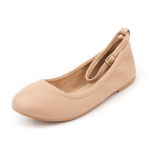Suela Fina sólido llano Ballet de sueño pares mujer pisos calzado