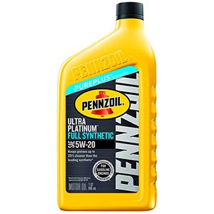 Pennzoil 550040863 Ultra Platinum 5W20 Aceite de motor sintético completo 1 cuarto de galón