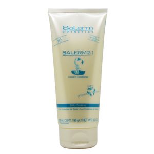 Salerm Cosmetics 21 dejar-en acondicionador, provitamina de B5 Lipsomes y seda proteína (6,9 oz - tamaño del tubo)