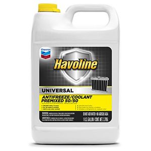 Havoline Universal Prediluted 5050 AntifreezeCoolant Paquete de 1 galón de 6
