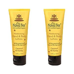 La crema para manos y cuerpo hidratante de la abeja desnuda 225 oz 2 unidades