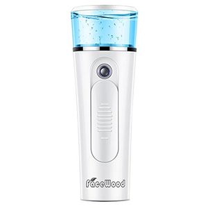 Facewood práctico nano cara niebla spray vaporizador facial para hidratante blanco