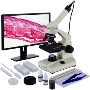 Amscope M100c-led-sp14-e 40x-1000x Microscopio Biológico...