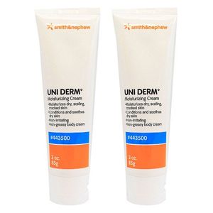 Crema humectante protectora Uni Derm - Tubo de 3 onzas - Paquete de 2