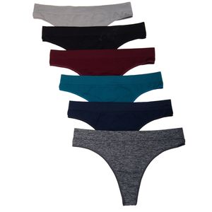 Ropa Interior De Tanga De Nylon Spandex De Kalon 6 Pack (...
