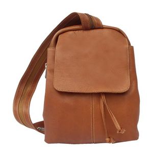 Cuero mochila de cordón pequeña silla de montar 9821