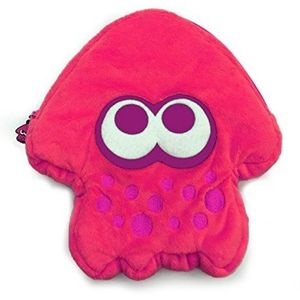 Bolso De Peluche Hori Splatoon 2 Squid (neon Pink) Con Li...