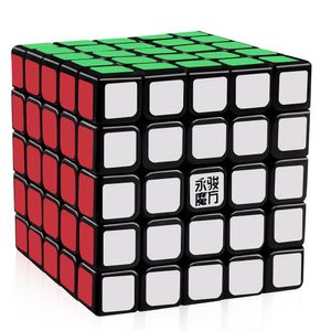 d-fantix YJ Moyu 5 x 5 Speed Cube 5 x 5 x 5 Puzzle cubeta Negro