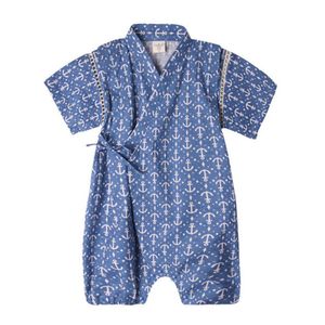 PAUBOLI bebé mameluco Kimono traje japonés pijamas de algodón