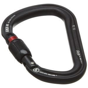 Petzl William Mosquetón (negro, Triact-lock)