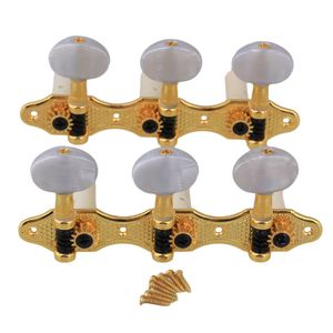 Cabezas De Máquina De Eje De Guitarra Clásica Yibuy Gold 3 +