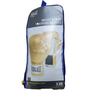 Guantes de boxeo con muñequera nivel 1, 12 onzas