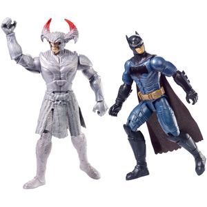 Liga justicia DC Batman vs lobo estepario figuras, 12"(2-Pack)