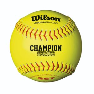 Wilson a9031 asa baja Optic Amarillo Fastpitch Softball – SST, pack de 12 unidades
