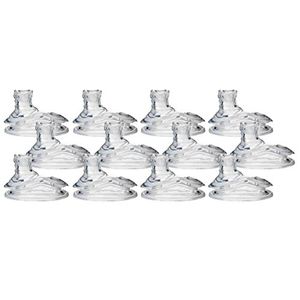 Nuby 6 Paquetes 12 Count Super Spout No Spill Replacement Spouts Clear