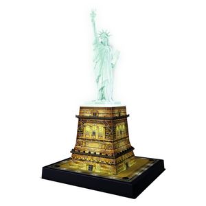 Ravensburger – Estatua de la libertad 3d Puzzle – Night Edition