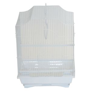 Yml A1334wht Jaula Sin Esquinas, Plana, Mediana