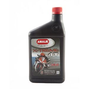 Amalie 7267656 Xtreme 10W40 4T Aceite de la motocicleta Botella de 1 cuarto de galón