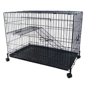YML nivel 2 pequeños animales Chichilla gato jaula Ferret, negro