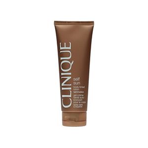 Clinique Self Sun Body Tinted Lotion para mujer, ligera / media, 4.2 onzas