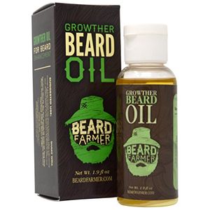 Beard Farmer - Growther Beard Crecimiento Aceite (Crezca su barba rápido) Todo el aceite de barba natural