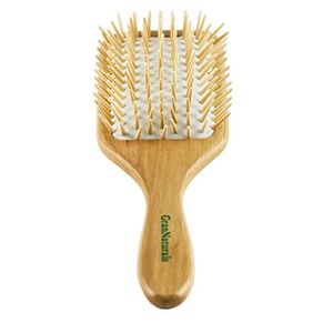 GranNaturals Detangling cepillo de pelo de cerdas de madera | Largo 10.25 "Ancho 3.5"