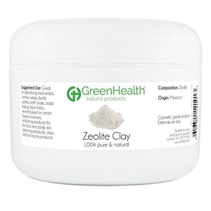 Zeolite la arcilla polvo  100% puro y natural por greenhealth 6 onza