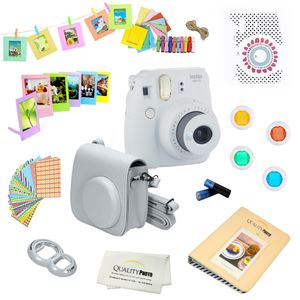 Paquete De Lujo Fujifilm Instax Mini 9 (smokey White) Inc...