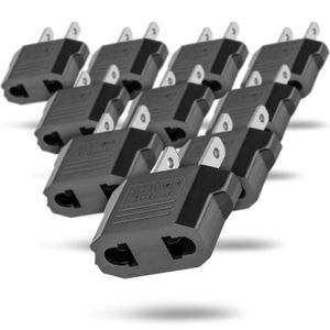 Paquete De 10 Adaptadores Europeos, Tipo Fosmon C Ue A Ee...