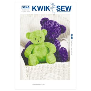 Patrones Kwik-sew K3246osz Patrón De Costura De Osos De P...