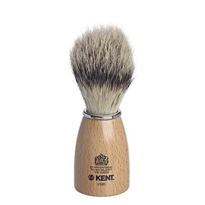 Kent cepillos barril de madera imitación tejón brocha de afeitar vs80 s 1