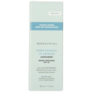 Protector solar transparente de amplio espectro skinceuticals con spf 50 17 oz