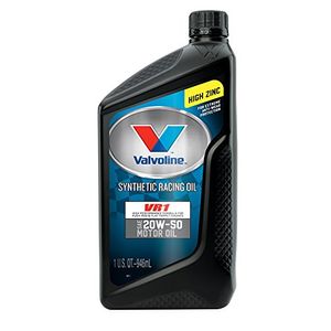 Valvoline 20W50 VR1 Synthetic Racing Motor Oil 1qt Caja de 6 6790826PK