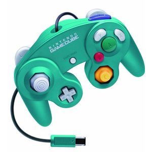Controlador dedicado de Nintendo GameCube azul esmeralda