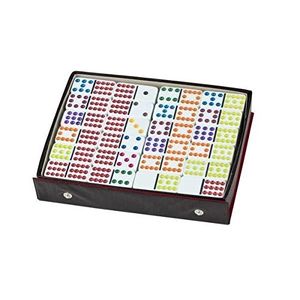 Juego de dominó doble, tamaño profesional, 12 piezas