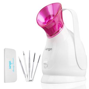 Kinga Nano Vaporizador Facial Iónico Hot Mist Hidratante...