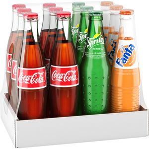 Paquete Mexicano Fiesta De Coque, 12 Fl Oz Botellas De Vi...