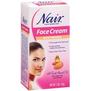 Crema para eliminar el vello facial hidratante 2 onzas de nair para paquete de 4 4 4