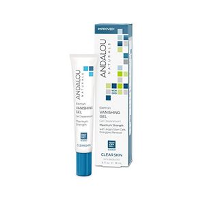 Desodorante antimanchas Andalou Naturals, 0.6 onzas