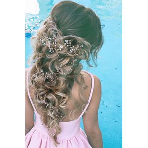 Diadema Nupcial Yean Wedding Headpiece Para Dama De Honor...