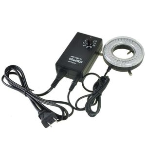 Luz Del Anillo Del Microscopio Amscope Led-64-zk Con Adap...